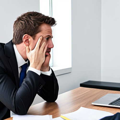 Home 17 **
A lawyer actively listening to a stressed client in a modern office. The lawyer should be making eye contact and nodding, showing empathy. The client should appear worried, perhaps holding their head or hands. The overall tone is supportive and understanding, emphasizing the importance of active listening.
**