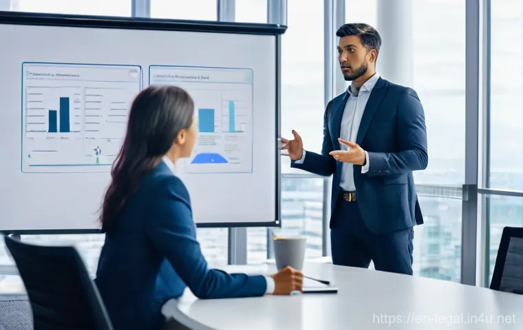 법률 자문가의 법적 서류 작성법 - **Prompt 1: Collaborative Legal Brainstorm Session**
    A diverse team of four legal professionals ...