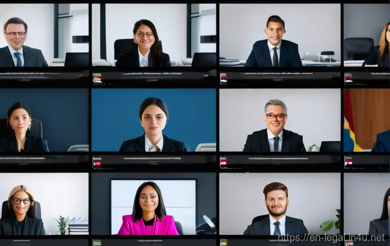 법률 실무에서의 기술적 진보 - **Prompt:** An abstract, visually engaging representation of blockchain technology securing intellec...