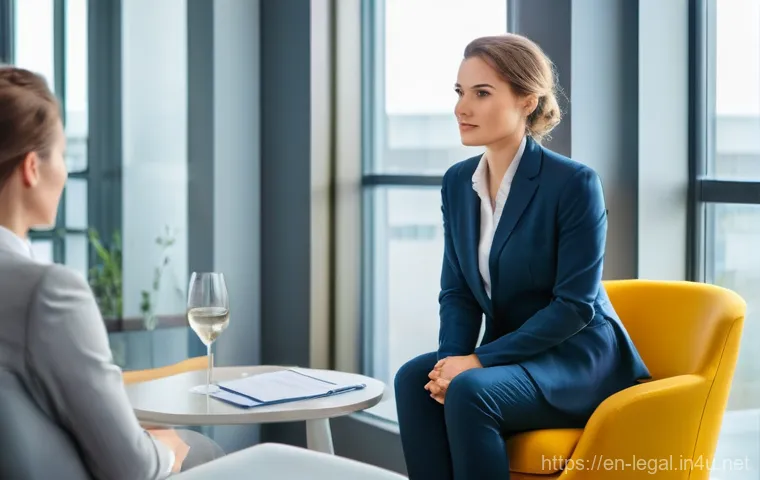 법률 자문가를 위한 고객 관리 - **Prompt 2: AI-Enhanced Legal Workflow**
    "In a sophisticated, high-tech law office, a diverse te...