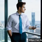 법률 이직 준비 과정 - **Prompt:** A person in their late 30s or early 40s, dressed in smart, contemporary business attire ...